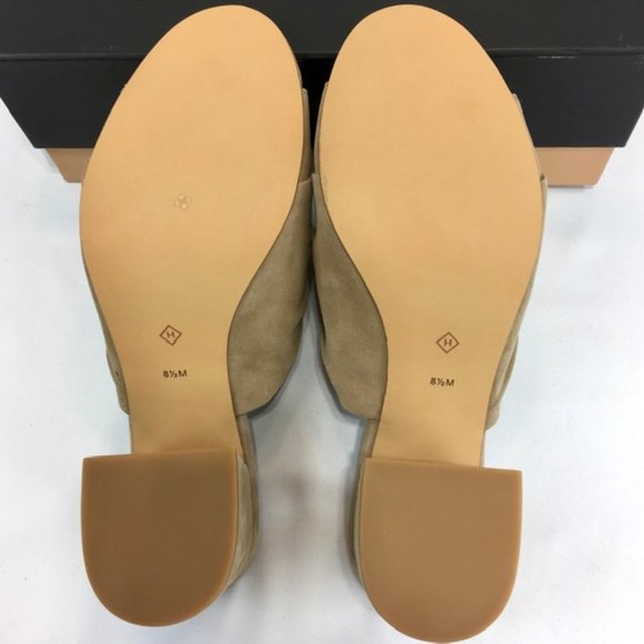 Halogen Farrah Taupe Suede Sandal Size 8.5 - Picture 7 of 11